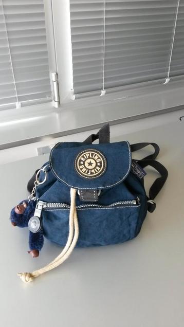 Kipling blauw klein rugzakje beschikbaar voor biedingen