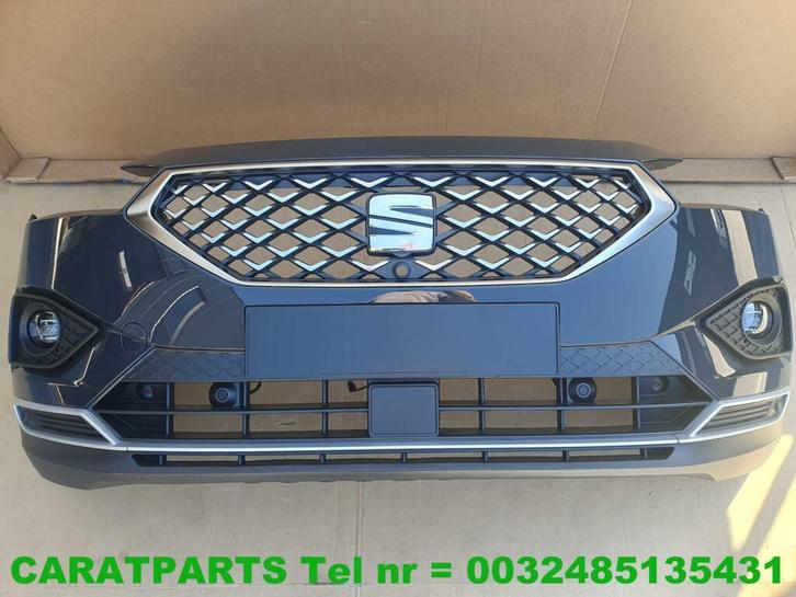 5FJ807221D tarraco bumper Tarraco voorbumper I7F Urano Grey, Auto-onderdelen, Carrosserie, Bumper, Voor, Gebruikt