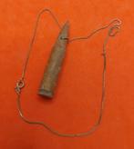 Duitse WO2 Kogel ketting souvenir INERT, Verzamelen, Ophalen of Verzenden