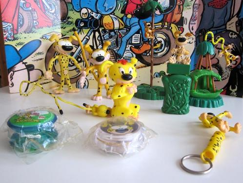 Lot de figurines Marsupilami 2001 - 2006, Boeken, Stripverhalen, Gelezen, Meerdere stripboeken, Ophalen of Verzenden