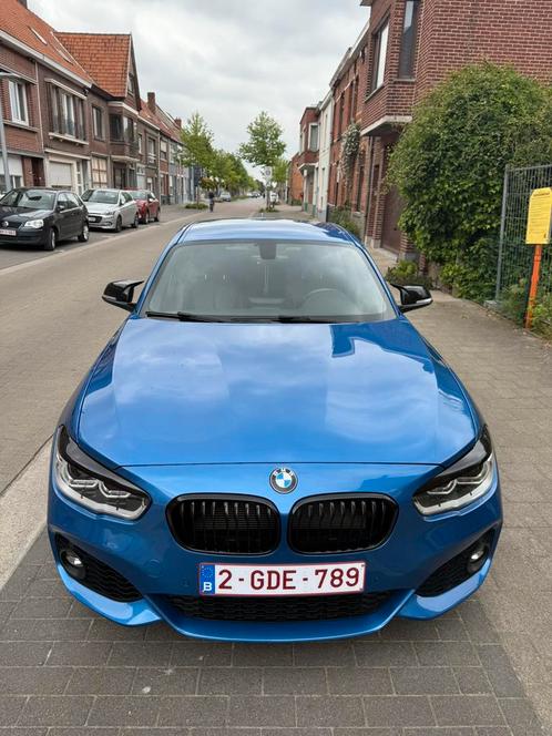 BMW 116i Benzine 2019 manueel, Auto's, BMW, Particulier, Sportpakket, Benzine, Blauw, Ophalen