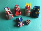 Paw patrol, 3 brandweerwagens en 1 politiewagen + figuurtjes, Ophalen of Verzenden, Zo goed als nieuw
