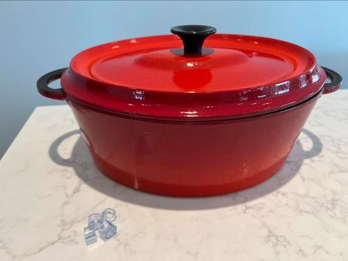 Nomar (Staub) Doufeu 29 cm in nieuwstaat, Huis en Inrichting, Keuken | Potten en Pannen, Zo goed als nieuw, Koekenpan of Braadpan