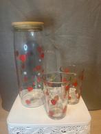 Karaf met 2 glazen, Ophalen of Verzenden, Nieuw, Waterglas