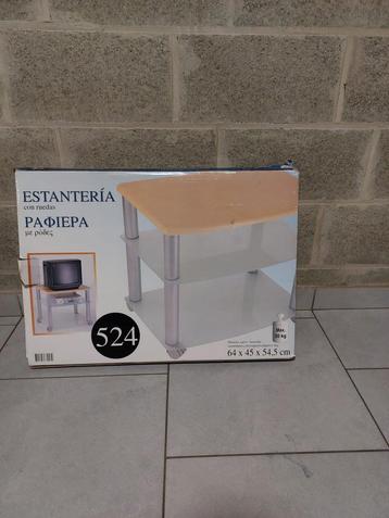 ️ Table de salon sur roulettes – Neuve – Multi-usage  beschikbaar voor biedingen