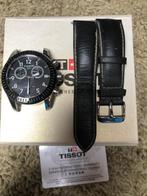 Tissot-horloge, Handtassen en Accessoires, Horloges | Heren, Leer, Staal, Polshorloge, Zo goed als nieuw