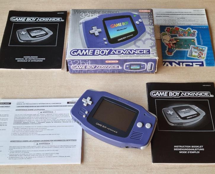 Nintendo Game Boy Advance ( Compleet In Doos CIB ) Gameboy, Games en Spelcomputers, Spelcomputers | Nintendo Game Boy, Zo goed als nieuw