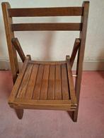 Houten klapstoeltje kind, Antiek en Kunst, Ophalen of Verzenden