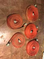 5 profesionele brandslangen van 20m met koppeling, Enlèvement, Comme neuf