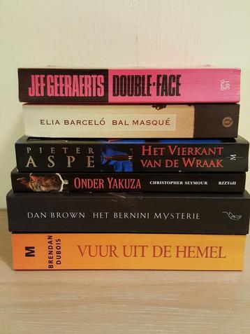 Vakantieliteratuur: pakket van 6 thrillers beschikbaar voor biedingen
