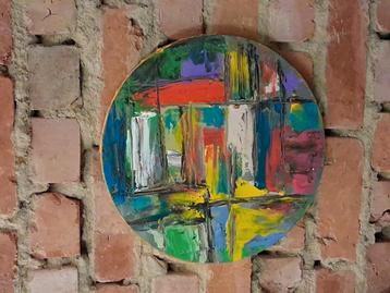 Handmade schilderij op doek franky vercauteren  beschikbaar voor biedingen
