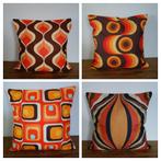 Retro vintage stijl kussenhoezen 45 x 45 cm diverse modellen, Verzenden, Nieuw, Overige kleuren, Vierkant