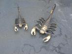 scorpion en bronze patinée . lot de deux pièces !, Enlèvement ou Envoi, Bronze