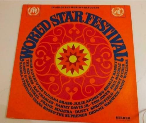 Vinyl LP World Star Festival Unicef Pop Rock Jazz Blues, Cd's en Dvd's, Vinyl | Verzamelalbums, 12 inch, Ophalen of Verzenden