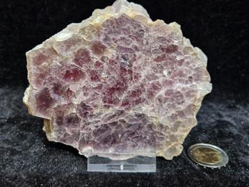 Mooie Ruwe Rozige Lepidoliet - 380 g !  beschikbaar voor biedingen