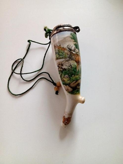 Pipe porcelaine Suisse Allemagne XIXème ancien, Verzamelen, Rookartikelen, Aanstekers en Luciferdoosjes, Ophalen of Verzenden