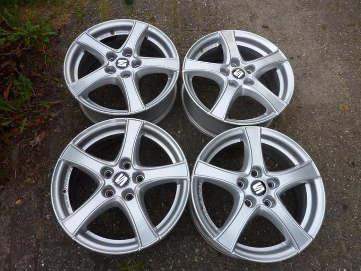 Hele mooie alu velgen 16 inch voor Seat/VW/Audi/Skoda/BMW, Auto-onderdelen, Banden en Velgen, Velg(en), Zomerbanden, 16 inch, Ophalen