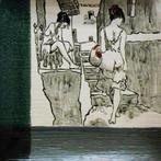 "Italiaanse binnenplaats" Handgemaakt keramiek, Antiek en Kunst, Verzenden