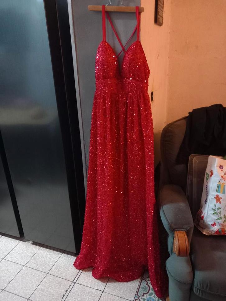 Robe de soirée S, Kleding | Dames, Gelegenheidskleding, Rood, Ophalen of Verzenden
