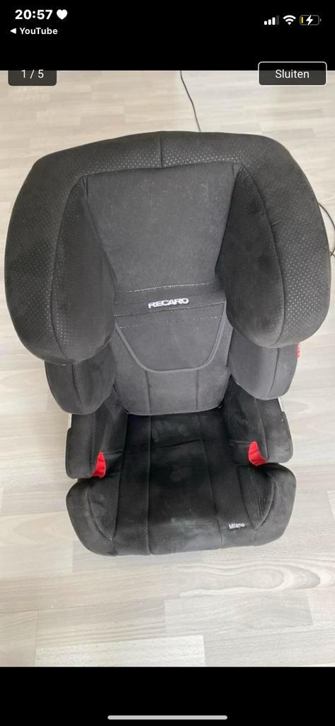 Recaro Milano Groep 2/3 (15–36 kg) veilig & comfortabel, Kinderen en Baby's, Autostoeltjes, Zo goed als nieuw, Autogordel, Ophalen
