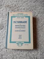 Dictionnaire des difficultés grammaticales et lexicologiques, Autres éditeurs, Français, Utilisé, Enlèvement ou Envoi
