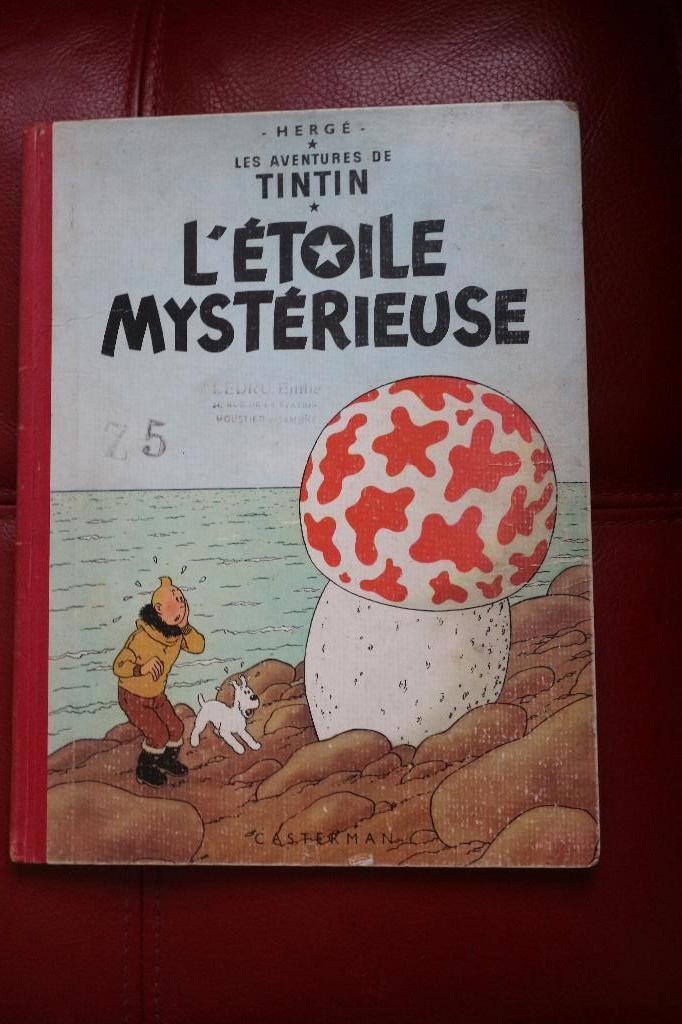 TINTIN et l'Etoile mystérieuse  1957 b21, Boeken, Stripverhalen, Eén stripboek, Ophalen of Verzenden