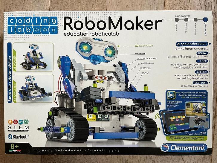 Clementoni RoboMaker - STEM educatief roboticalab, Kinderen en Baby's, Speelgoed | Educatief en Creatief, Bouwen, Elektronica