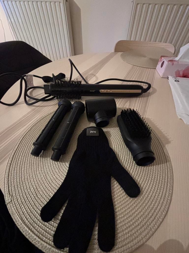 Mae airstyler 2 , volledige set + haarmousse, Verzenden, Zo goed als nieuw