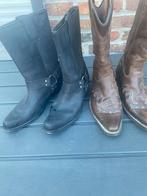 2 paar western boots, Kleding | Heren, Schoenen, Ophalen, Zo goed als nieuw, Bruin, Boots