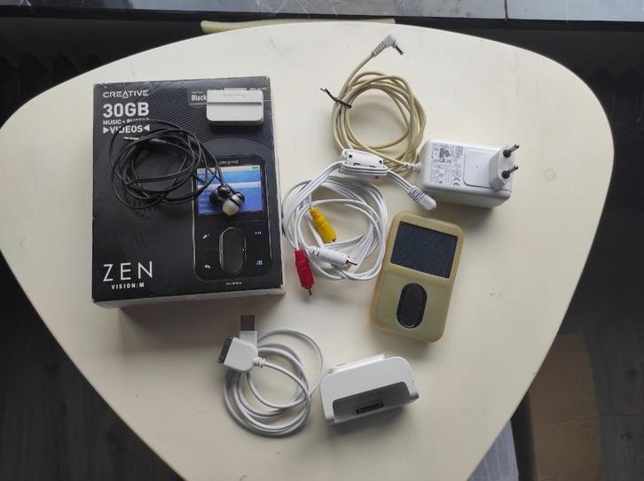 Creative Zen Vision M mp3 speler 128gb, Audio, Tv en Foto, Mp3-spelers | Overige merken, Gebruikt, 40 GB en meer, Creative, Met radio