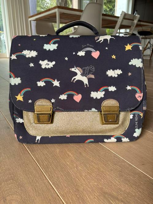 Boekentas Jeune Premier (midi), Handtassen en Accessoires, Tassen | Schooltassen, Gebruikt, Aktetas of Boekentas, Blauw, Ophalen