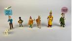 Figurine Tintin - carte de vœux série 1 complète, Ophalen of Verzenden, Kuifje, Gebruikt, Beeldje of Figuurtje