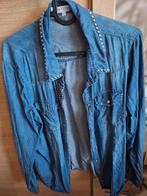 Dames blouse denim l&l 42, Ophalen, Zo goed als nieuw, Maat 42/44 (L)