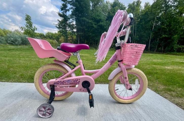 Butterfly meisjes fiets (3-5 jaar), Vélos & Vélomoteurs, Vélos | Filles, Utilisé, Enlèvement