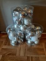 Kerstballen Grijs en Wit, Ophalen of Verzenden, Nieuw