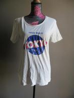 Dames T-shirt - wit - Tokyo - Large - True Spirit - katoen, Wit, Maat 42/44 (L), Ophalen of Verzenden, Korte mouw