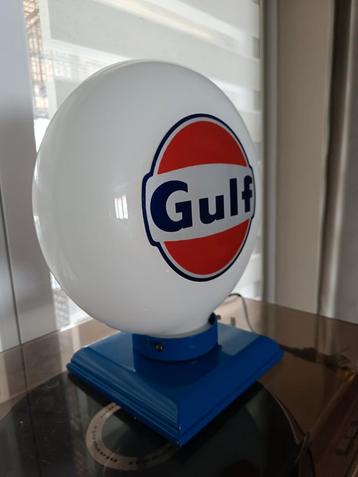 Vintage globe de pompe à essence GULF beschikbaar voor biedingen