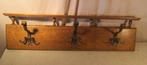 Leuke Retro Houten wandkapstok - 76x22, Huis en Inrichting, Woonaccessoires | Kapstokken, Ophalen of Verzenden, Zo goed als nieuw