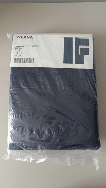 2x Gordijn verduisterend Ikea WERNA - 145 x 300 cm beschikbaar voor biedingen