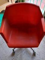 Vintage jaren 60, Ophalen, Gebruikt, Oranje, Bureaustoel