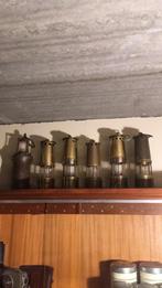 Antieke mijnlampen en buthaangasmeters mijnen mijnbouw, Ophalen of Verzenden