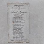 Oud Communieprentje Loppem 1910, Ophalen of Verzenden