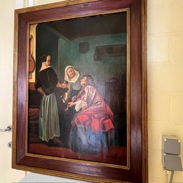 schilderij  Man met de viool beschikbaar voor biedingen
