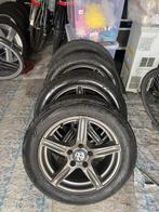 Jantes et pneus Dezent 5x112 (logos VW) demands prix, 205 mm, Pneus et Jantes, Enlèvement, Pneus hiver
