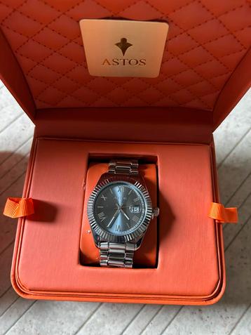 Astos horloge, Autres marques, Enlèvement ou Envoi, Argent, Acier