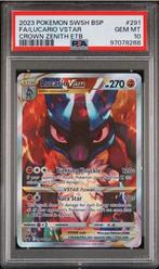 PSA 10 Lucario Vstar SWSH 291 Crown Zenith black star, Hobby en Vrije tijd, Verzamelkaartspellen | Pokémon, Ophalen of Verzenden