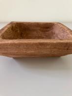 HOUTEN Schaal, vierkant 25 cm., Ophalen of Verzenden, Vierkant, Schaal
