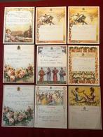 9x Oude Telegram jaren 40 Moerbeke, Enlèvement ou Envoi