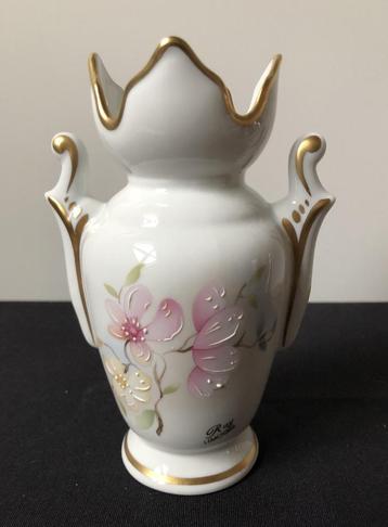 Très beau vase Limoges - Rehaussé Main