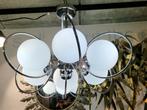 Saturnus spoetnik atomic hanglamp ,  Space Age , 6 bollen, Huis en Inrichting, Ophalen of Verzenden, Zo goed als nieuw, Glas, Space age